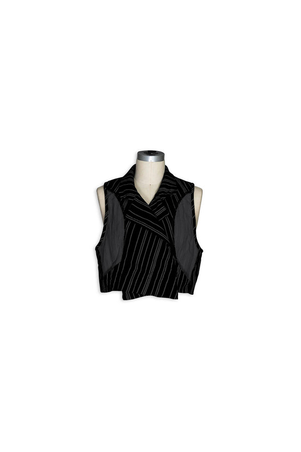 Chord Reversible Vest | Charcoal