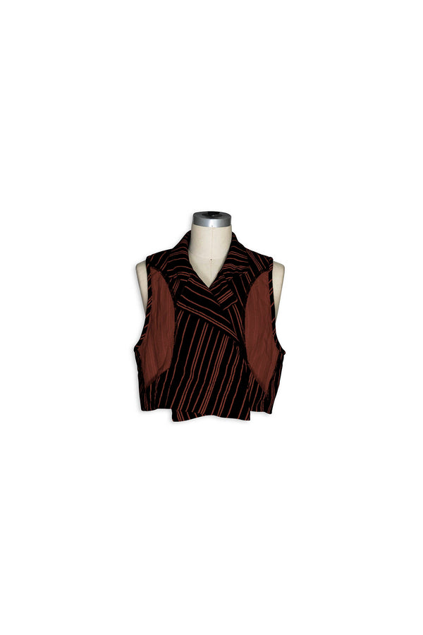 Chord Reversible Vest | Henna