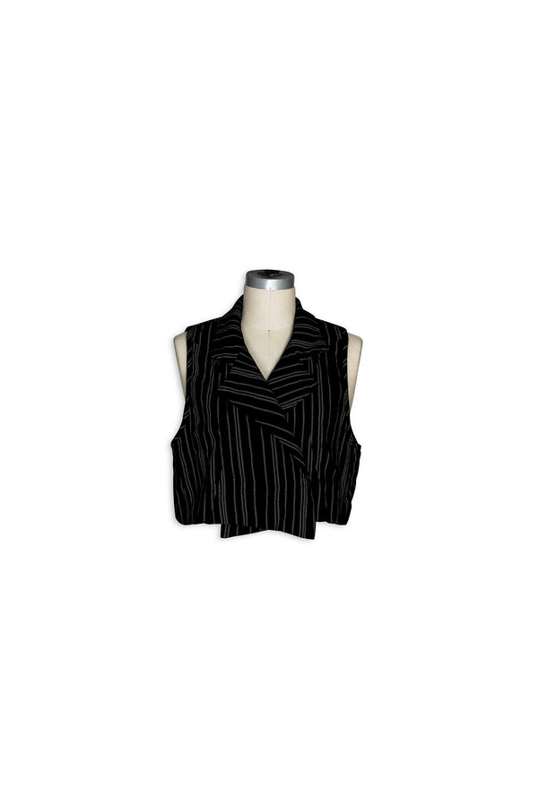 Chord Reversible Vest | Charcoal