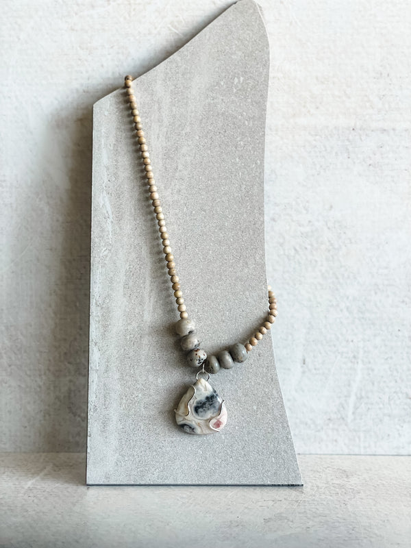 Crazy Lace Agate Necklace No.1