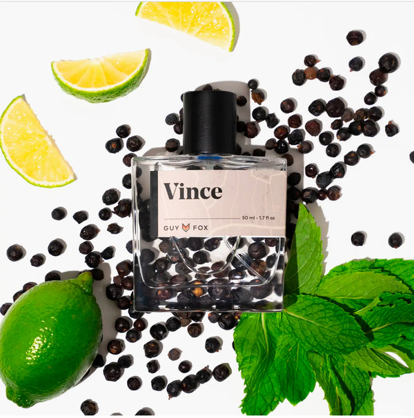 GUY FOX - Vince - Men's Cologne - Lime, Mint Gin, Sunset Musk