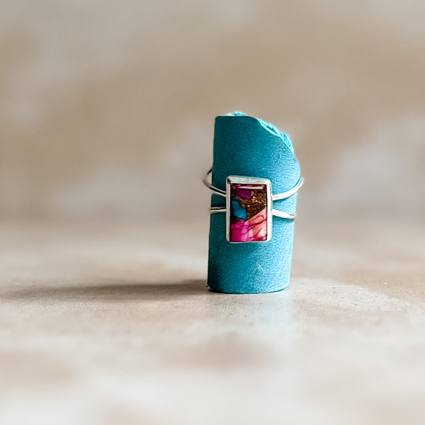 Adjustable Sunset Turquoise Ring No.5