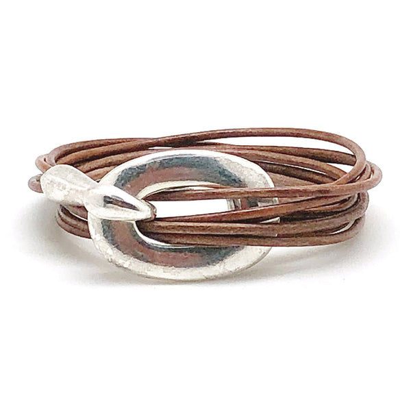 Playing Hooky Bracelet |  Whiskey Brown