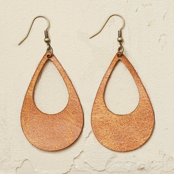 Lux Leather Earrings -The Cut Out
